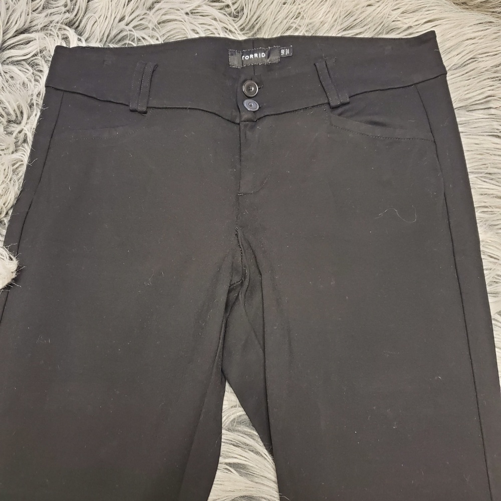 Black Torrid Ponte dress pants